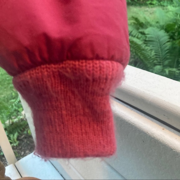 Vintage Woolrich Pink Fleece Bomber Jacker Coat S - Picture 7 of 12